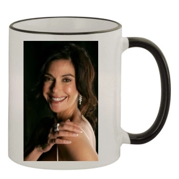 Teri Hatcher 11oz Colored Rim & Handle Mug