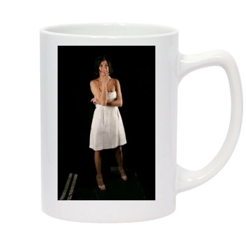 Teri Hatcher 14oz White Statesman Mug