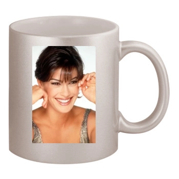 Teri Hatcher 11oz Metallic Silver Mug