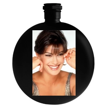 Teri Hatcher Round Flask