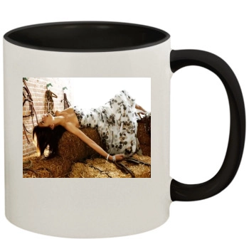 Teri Hatcher 11oz Colored Inner & Handle Mug