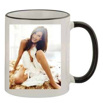 Teri Hatcher 11oz Colored Rim & Handle Mug