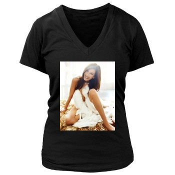 Teri Hatcher Women's Deep V-Neck TShirt