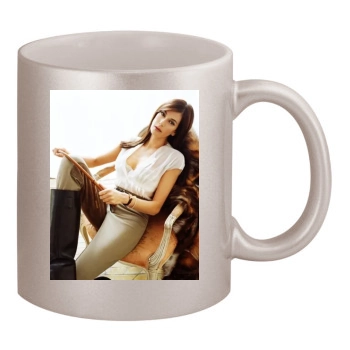 Teri Hatcher 11oz Metallic Silver Mug