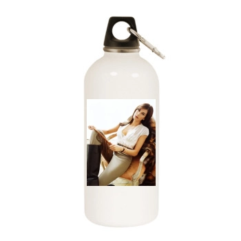 Teri Hatcher White Water Bottle With Carabiner