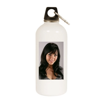 Tiffany Fallon White Water Bottle With Carabiner