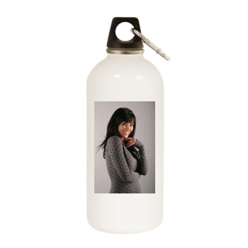 Tiffany Fallon White Water Bottle With Carabiner