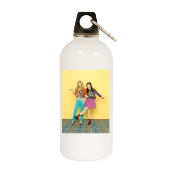 Tiffany Thornton White Water Bottle With Carabiner