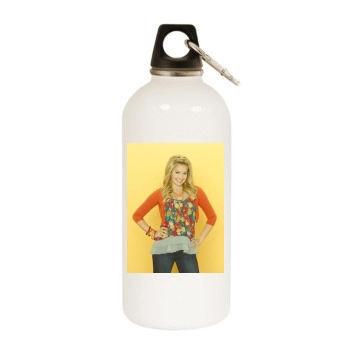 Tiffany Thornton White Water Bottle With Carabiner