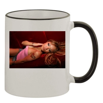 Tila Tequila 11oz Colored Rim & Handle Mug