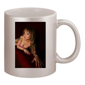 Tila Tequila 11oz Metallic Silver Mug