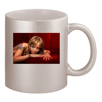 Tila Tequila 11oz Metallic Silver Mug