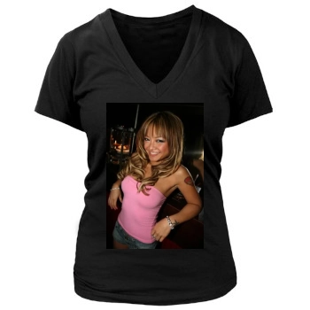 Tila Tequila Women's Deep V-Neck TShirt