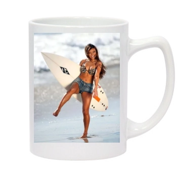 Tila Tequila 14oz White Statesman Mug