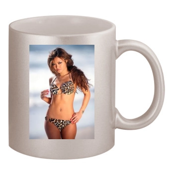 Tila Tequila 11oz Metallic Silver Mug