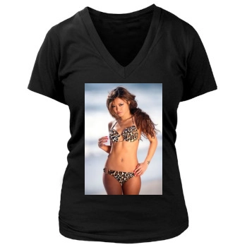 Tila Tequila Women's Deep V-Neck TShirt