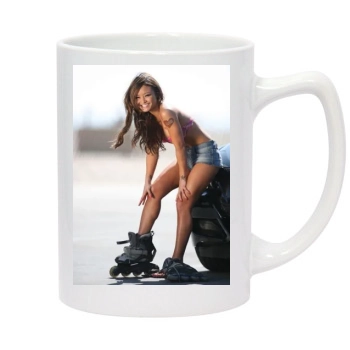 Tila Tequila 14oz White Statesman Mug