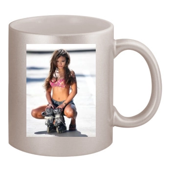 Tila Tequila 11oz Metallic Silver Mug