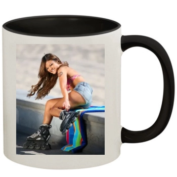 Tila Tequila 11oz Colored Inner & Handle Mug