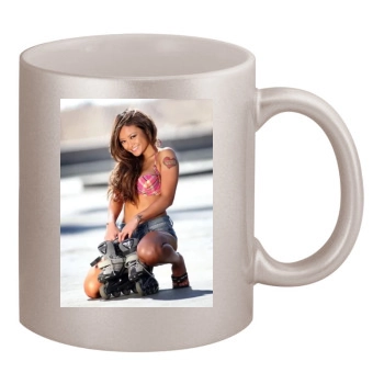 Tila Tequila 11oz Metallic Silver Mug