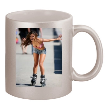 Tila Tequila 11oz Metallic Silver Mug