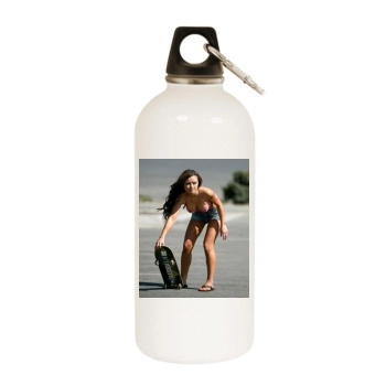 Tila Tequila White Water Bottle With Carabiner