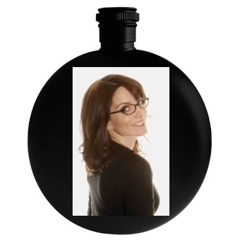 Tina Fey Round Flask