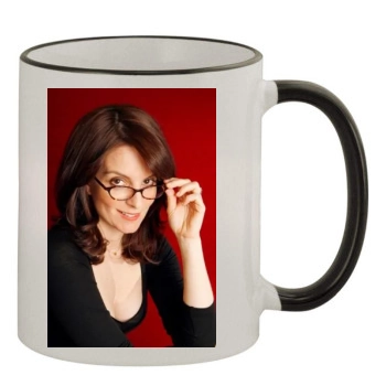 Tina Fey 11oz Colored Rim & Handle Mug