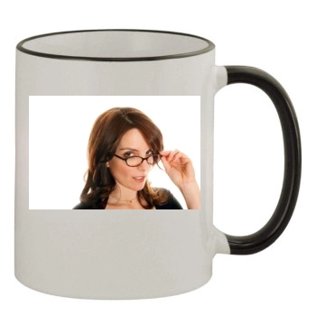 Tina Fey 11oz Colored Rim & Handle Mug