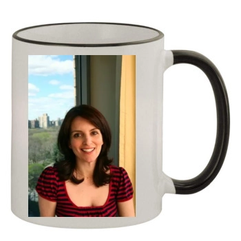 Tina Fey 11oz Colored Rim & Handle Mug