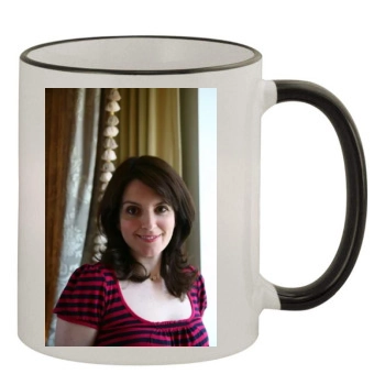 Tina Fey 11oz Colored Rim & Handle Mug