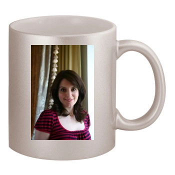 Tina Fey 11oz Metallic Silver Mug