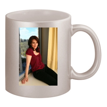 Tina Fey 11oz Metallic Silver Mug