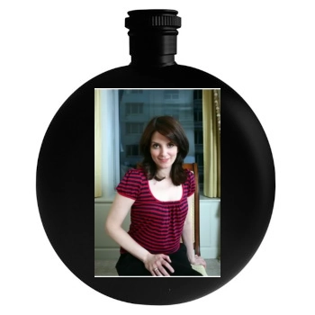 Tina Fey Round Flask