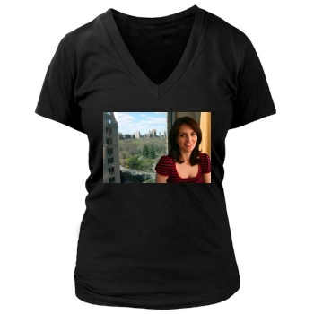 Tina Fey Women's Deep V-Neck TShirt