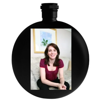 Tina Fey Round Flask