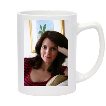 Tina Fey 14oz White Statesman Mug