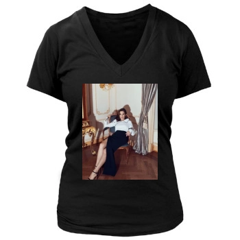 Tina Fey Women's Deep V-Neck TShirt