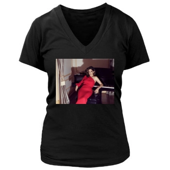 Tina Fey Women's Deep V-Neck TShirt