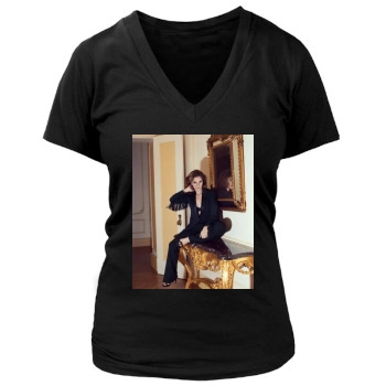 Tina Fey Women's Deep V-Neck TShirt