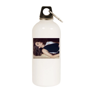 Tina Fey White Water Bottle With Carabiner