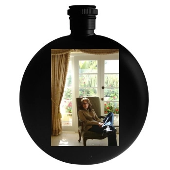 Tina Fey Round Flask