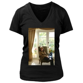 Tina Fey Women's Deep V-Neck TShirt