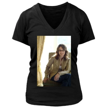 Tina Fey Women's Deep V-Neck TShirt