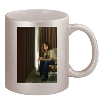 Tina Fey 11oz Metallic Silver Mug