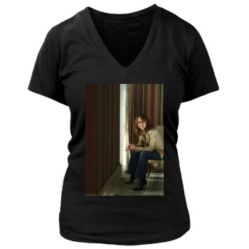 Tina Fey Women's Deep V-Neck TShirt