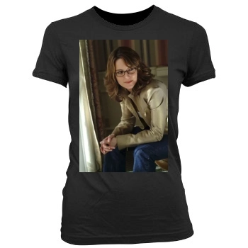 Tina Fey Women's Junior Cut Crewneck T-Shirt