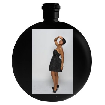 Toni Braxton Round Flask