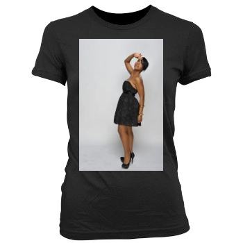 Toni Braxton Women's Junior Cut Crewneck T-Shirt