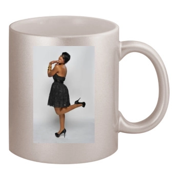 Toni Braxton 11oz Metallic Silver Mug